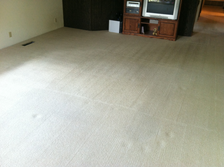 white carpet cleaning-after