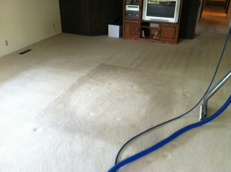 white carpet cleaning-before